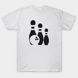 Bowling Icons Doodle T-Shirt